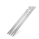 Unelte de lăcătuș pentru demontarea panoului cilindric al încuietorii de ușă 30 × 1,2 cm oțel inoxidabil argintiu pentru service-ul încuietorilor 4