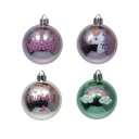 Unicorn Christmas Baubles 9 pcs 1