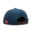 Unisex Baumwoll-Cap ohne Rand aus Cord Einstellbare Retro Dockers Mütze 1