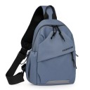 Unisex-Brusttasche aus Nylon, über der Schulter, verstellbarer Riemen, Reißverschluss, leichte Sporttasche, Reisetasche für draußen 7