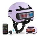 Unisex cyklistická helma EPS Smart LED displej vzadu Pripojenie k aplikácii Jednofarebná s nápisom shshining Ochranná prilba 9