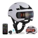 Unisex cyklistická helma EPS Smart LED displej vzadu Pripojenie k aplikácii Jednofarebná s nápisom shshining Ochranná prilba 8