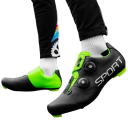 Unisex cyklistické boty s dvojitým otočným zapínáním a kufry nylon PU kůže EVA bavlna pro silniční i sportovní cyklistiku 5