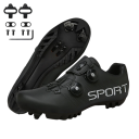 Unisex cyklistické boty s dvojitým otočným zapínáním a kufry nylon PU kůže EVA bavlna pro silniční i sportovní cyklistiku 9