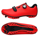 Unisex cyklistické boty s otočným zapínáním a páskem nylon PU kůže EVA bavlna pro silniční i horskou cyklistiku 3