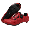 Unisex cyklistické boty s otočným zapínáním a perforací nylon lycra EVA pevná konstrukce pro silniční cyklistiku 3