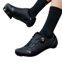 Unisex cyklistické boty s otočným zapínáním a perforací nylon lycra EVA pevná konstrukce pro silniční cyklistiku 4