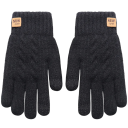Unisex gestrickte Touchscreen-Handschuhe Einheitsgröße Warme Winterhandschuhe mit Fleece-Futter Weiche wärmende Handschuhe 2