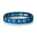 Unisex hvězdný barevný 18dílný italský přívěsek z nerezové oceli 9 mm Moderní design pro muže i ženy Stylový šperk na každodenní 6