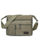 Unisex-kangasinen olkalaukku 31 × 11 × 24 cm Rento reppu ja crossbody-käsilaukku Miesten ja naisten matkalaukku Lompakko kaupungille 4