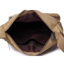 Unisex-kangasinen olkalaukku 31 × 11 × 24 cm Rento reppu ja crossbody-käsilaukku Miesten ja naisten matkalaukku Lompakko kaupungille 6