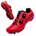 Unisex kerékpáros cipők dupla forgócsattal és cipőtalppal a pedálokhoz gumi PU EVA pamut az országúti és sport kerékpározáshoz 8