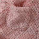 Unisex Kinder Fleece Badjas Met Koord Sluiting Roze Kinderbadjas Met Kersenmotief Van Katoen En Polyester Voor Comfort 4