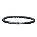 Unisex korálkový náramok onyx 4mm 19,5cm Elegantný čierny náramok pre mužov a ženy, prírodný onyx, vhodný na každodenné nosenie 5
