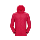 Unisex lätt regnjacka med huva, dragkedja, polyester, spandex för skydd mot regn och utomhusbruk 5