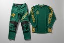 Unisex Motocross Set Jersey and Trousers with Long Sleeves and Mesh Sides Made of Polyester and Nylon Black-Khaki for Motorcycle Motocross and Enduro 5