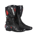 Unisex motorcykelstøvler høje beskyttende sorte gummi fibermateriale PVC PU EVA gummi solid konstruktion til motorcykelkørsel 1