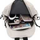 Unisex Nylon Shoulder Bag Adjustable Strap Zip Closure Lightweight Sports Bag Outdoor Travel Pocket 7