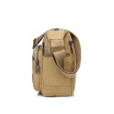 Unisex saco de lona 31×11×24 cm Mochila casual e mala crossbody Saco de viagem masculino e feminino Carteira para a cidade e passeios 3