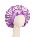 Unisex Satin Sleep Cap Silk Adjustable 15