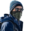 Unisex Scarf 40 x 22 cm Polyester Warm Neck Gaiter Ski Mask for Winter Sports Protective Soft Scarf for Skiing, Hiking and Everyday Wear 4