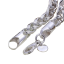 Unisex Silberarmband 925 Sterling Silber 6mm Breite Elegantes Design für Männer und Frauen Hochwertiges Material für den täglichen Gebrauch 2