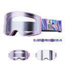 Unisex Skibrille 13 x 9,2 cm UV400 Doppelscheibe Antifog Robuste Winterbrille für Ski, Snowboard und Wintersport Schutz 1