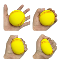 Unisex tréninkový softballový míč PU pěna 7 cm Lehký odolný elastický baseballový míček pro dospělé Vnitřní venkovní rekreační sport 3