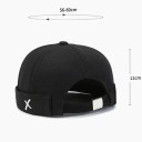 Unisex vår marin hatt Guppi 28 × 18 × 11 cm Polyester rund hatt Koreansk streetwear stil Avslappnad modehatt för män och kvinnor 2