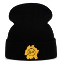 Unisex vinterhue med print 5