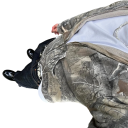 Unisex zip hoodie med hætte og lommer Grå camouflagemikina i let polyester Stilfuldt sportstøj til kvinder og mænd 3