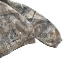 Unisex zip hoodie med hætte og lommer Grå camouflagemikina i let polyester Stilfuldt sportstøj til kvinder og mænd 4