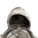 Unisex zip hoodie med hætte og lommer Grå camouflagemikina i let polyester Stilfuldt sportstøj til kvinder og mænd 6