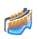 Unisexowe gogle narciarskie 13 × 9,2 cm z ochroną UV400 przed promieniowaniem do narciarstwa, snowboardu i sportów zimowych 5