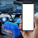Unità diagnostica OBD2 per auto per leggere i dati dell'auto sul telefono adattatore Bluetooth ELM327 per Android Dimensioni compatte 4,8 x 2 x 2,5 cm 2