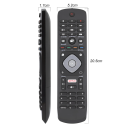 Universal Ersatzfernbedienung für Philips Smart TV mit Netflix-Taste Kompatible Fernbedienung für 2x AAA Batterien TV Fernbedienung 2