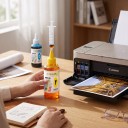 Universal Ink 100 ml Water-Based with Syringe for HP Canon Epson and Brother for Refilling Cartridges Deskjet and CISS 13
