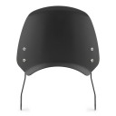 Universal Motorcycle Windscreen for Round Headlight Aluminium Shield and Stainless Steel Mount Wind Deflector 4