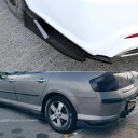 Universal Rear Bumper Protector 48×16.5 cm Carbon Pattern ABS Rear Corner Spoiler Vehicle Mudguard Impact Protection 3