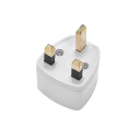 Universal rejseadapter EU-stik 250V 2A 100-240V strømstikadapter letvægtsadapter 1 stik 19 x 4,8 mm kompakt 3