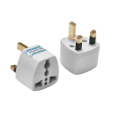 Universal rejseadapter EU-stik 250V 2A 100-240V strømstikadapter letvægtsadapter 1 stik 19 x 4,8 mm kompakt 5