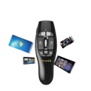 Universal remote control com rato giroscópico para televisão inteligente, computador e projetor USB receptor 2,4 GHz Alcance 20 m 8 botões 2