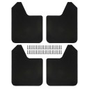 Universal Set of 4 Mudguards 38.5 cm × 29.3 cm Black Splash Guards for Car SUV Pickup Van Protection Against Mud and Stones 1