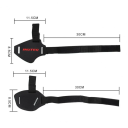 Universal skridsikker gummibeskytter til motorcykelstøvler 8,5x11,5 cm med elastisk strop 30 cm Gearskiftebeskyttelse 2