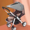 Universal Sunshade for Pushchair with Window UV Protection Sunshade for Car Seat and Deep or Sport Pushchair 7