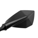 Universale motorcykel bakspejle 2 stk. 10 mm gevind ABS konstruktion Bredde 23 cm Justerbar vinkel Velegnet til scootere og motorcykler 3