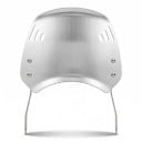 Universeel voorruit voor motorfiets Voor ronde lichten Aluminium schild RVS houder Bescherming tegen wind en insecten 2