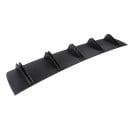 Universel bageste diffusor med dobbelt vinge 81,5 x 16,5 x 5,5 cm ABS sort beskyttelseslist til bilens udseende 1