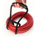 Universel opbevaringsholder med håndtag Total længde 56 cm Organisator til slanger, kabler og reb Holder til hjemmet eller garagen 1