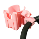 Universele 2-in-1 houder voor fles en telefoon voor kinderwagens Draaiende multifunctionele houder voor drinken en mobiele telefoon Verstelbare bevestiging 5